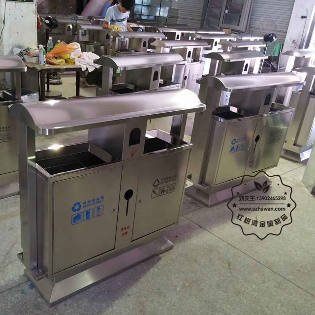 304不銹鋼垃圾桶圖片001