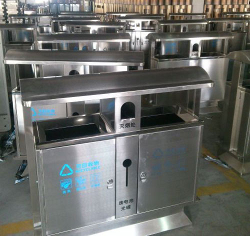 不銹鋼分類垃圾桶 不銹鋼分類垃圾桶