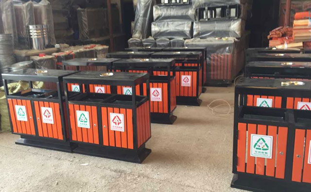 鋼木垃圾桶防腐木和普通木條區別 鋼木垃圾桶防腐木和普通木條區別