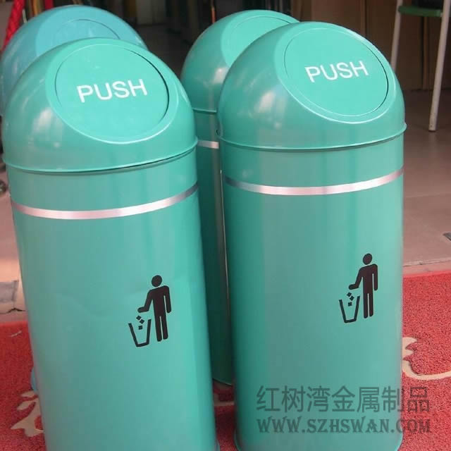 室內不銹鋼垃圾桶圖片006