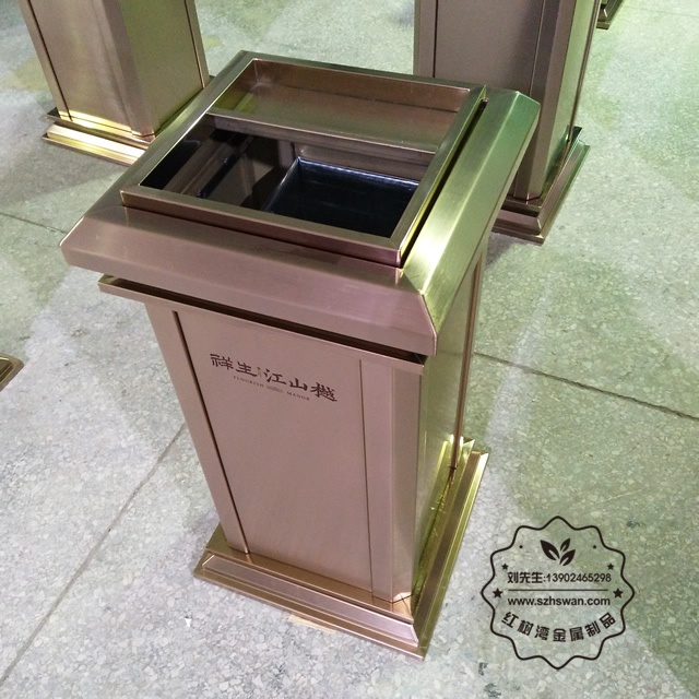 方形電梯口不銹鋼垃圾桶圖片13 方形電梯口不銹鋼垃圾桶圖片13