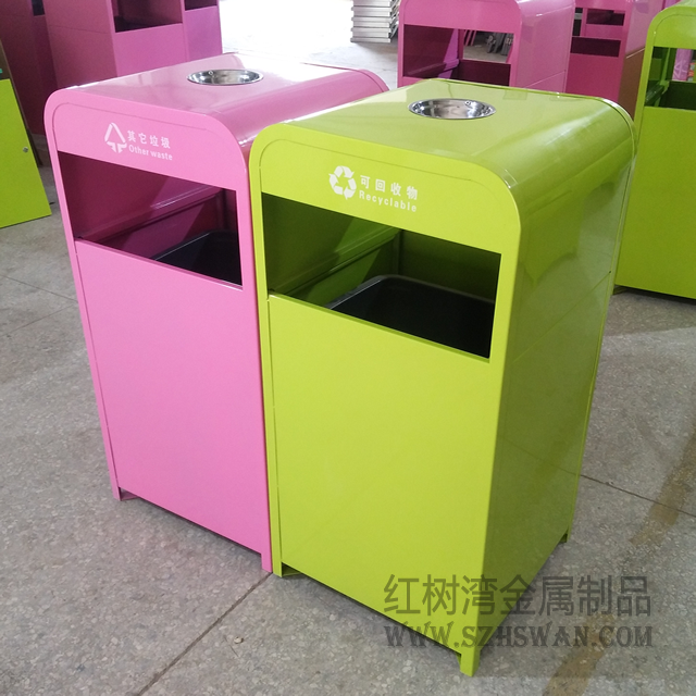 不銹鋼烤漆垃圾桶圖片004 不銹鋼烤漆垃圾桶圖片004