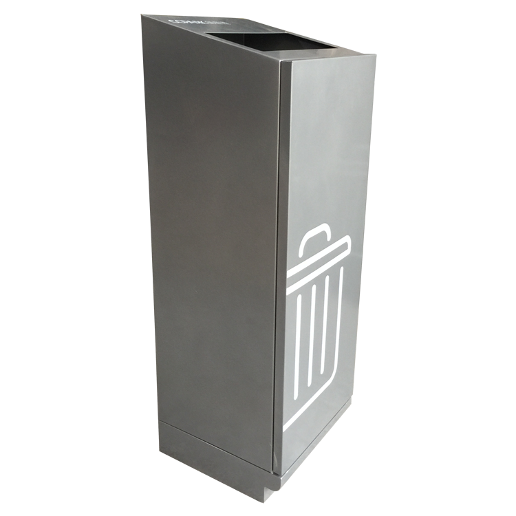 室內方形不銹鋼垃圾桶圖片009