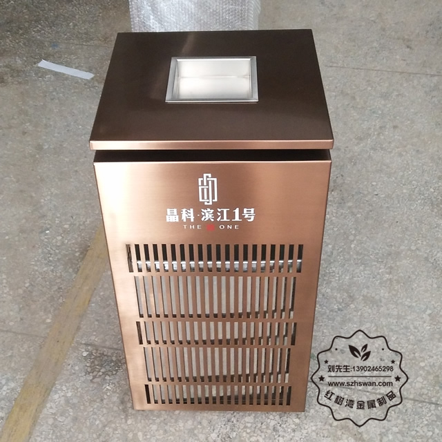 室內不銹鋼垃圾桶圖片001