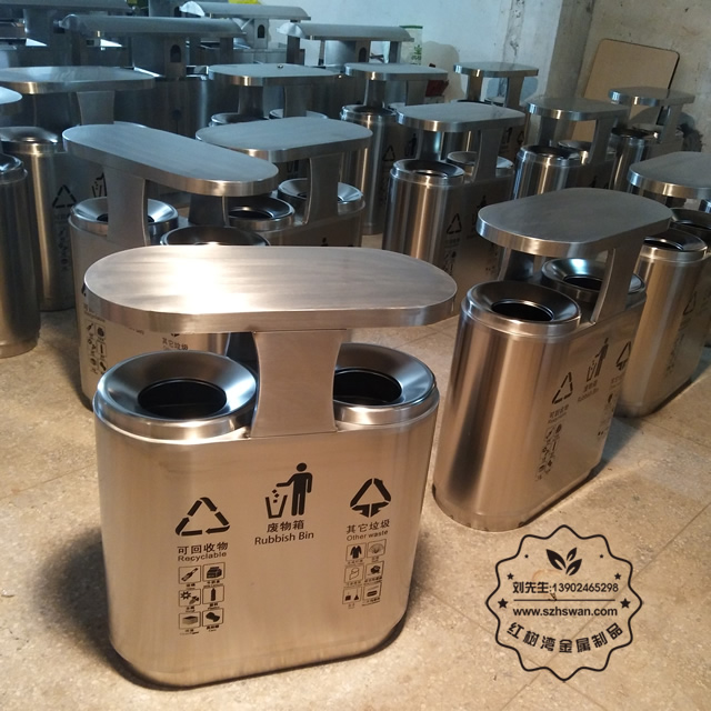 不銹鋼垃圾桶圖片001