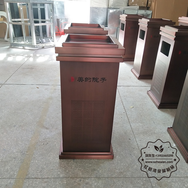 方形電梯口不銹鋼垃圾桶圖片10 方形電梯口不銹鋼垃圾桶圖片10