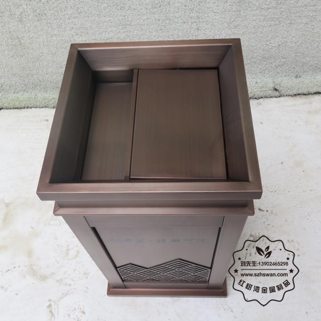 室內不銹鋼垃圾桶圖片014