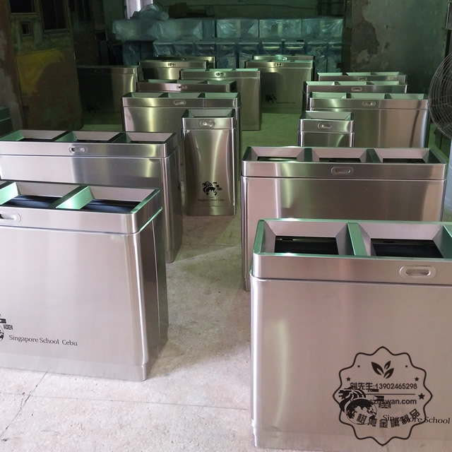 不銹鋼垃圾桶定做008 不銹鋼垃圾桶定做008