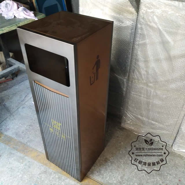 方形電梯口不銹鋼垃圾桶圖片07 方形電梯口不銹鋼垃圾桶圖片07