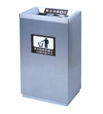 醫療室內長方形不銹鋼垃圾桶