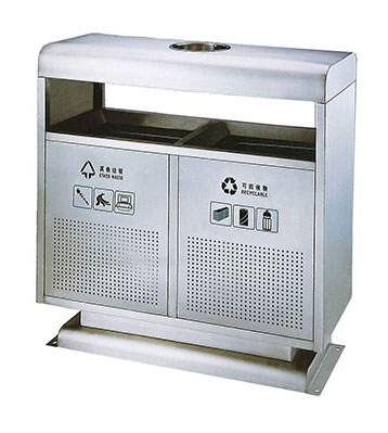 不銹鋼地鐵垃圾桶主圖