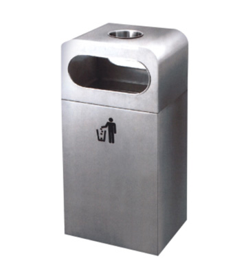 寫字樓英式不銹鋼果皮箱