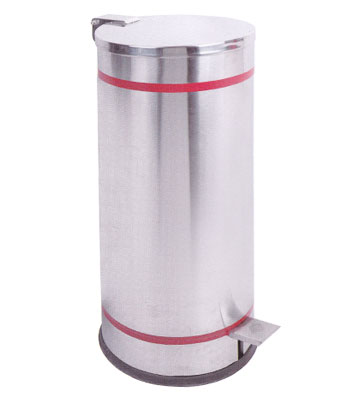 加厚304室內(nèi)腳踏式不銹鋼垃圾桶