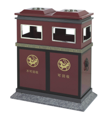 古典分類(lèi)鋼制垃圾箱