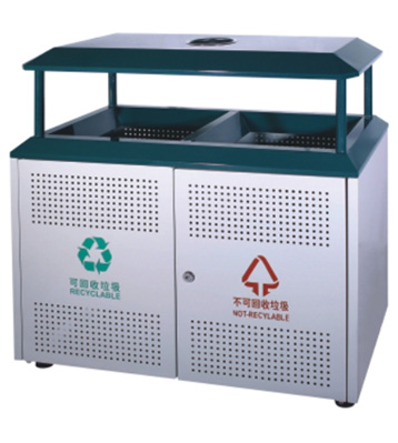 開放式分類鋼制垃圾箱