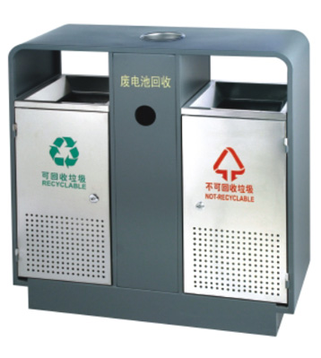 環形分類鋼制垃圾箱