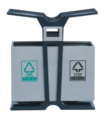 翼形分類環(huán)保鋼制垃圾桶