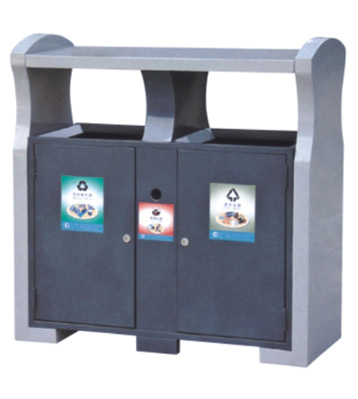 座地分類環保鋼制垃圾桶