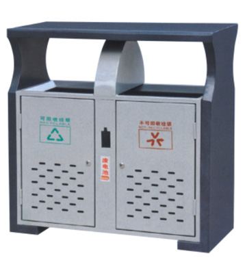 座地沖孔環(huán)保鋼制垃圾桶