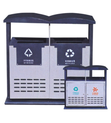 商業(yè)圈分類鋼制垃圾桶