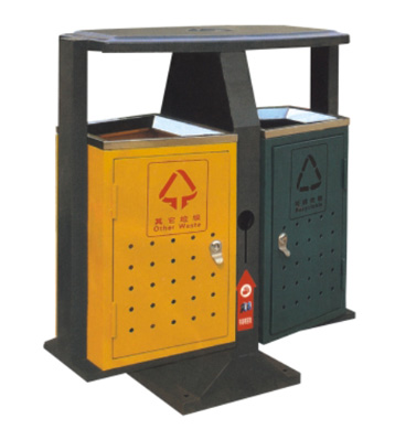 路政分類鋼制垃圾桶