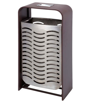 戶外鋼板沖孔垃圾桶