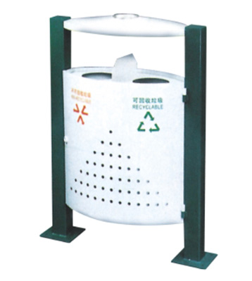 沖孔分類鋼制垃圾箱