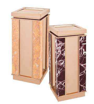 玫瑰金大理石煙灰垃圾桶