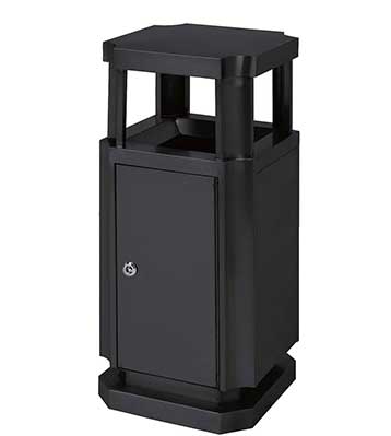 黑金商場垃圾桶
