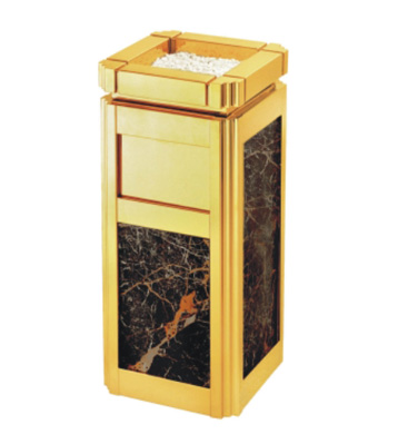 海棠角鈦金座地煙灰桶