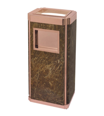 酒店玫瑰金座地煙灰桶