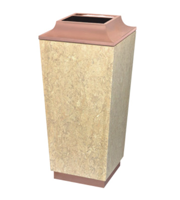 酒店大理石玫瑰金煙灰桶