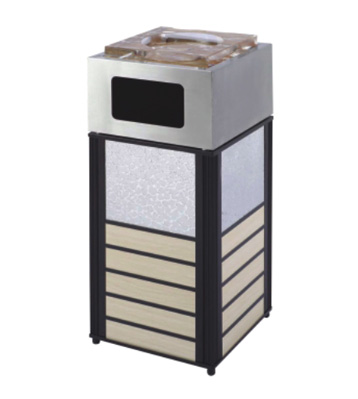 室內(nèi)方形水晶垃圾桶