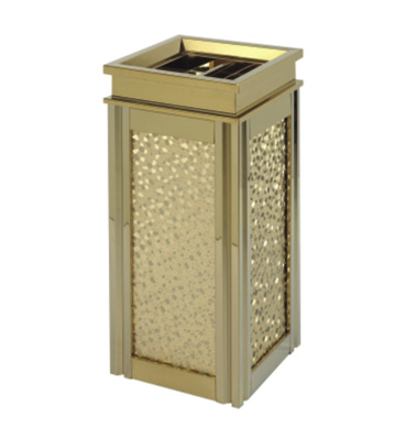 鈦金酒店大堂垃圾桶