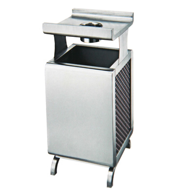 古典式電梯口垃圾桶