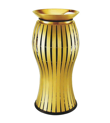 鼓形鈦金垃圾桶