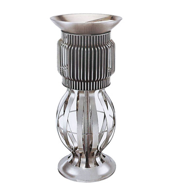 鳥(niǎo)巢不銹鋼座地?zé)熁彝? width=