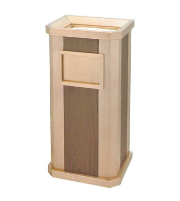 仿木紋玫瑰金煙灰垃圾桶