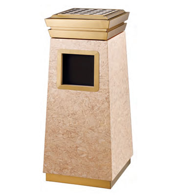 商務(wù)鈦金垃圾桶