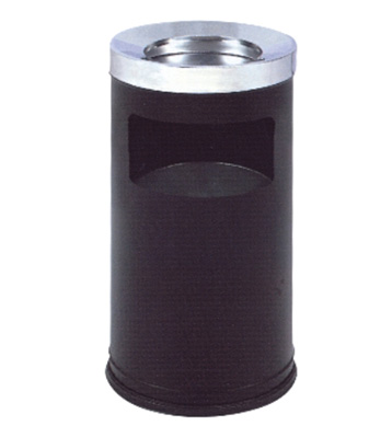 室內高頭斜口鐵皮垃圾桶