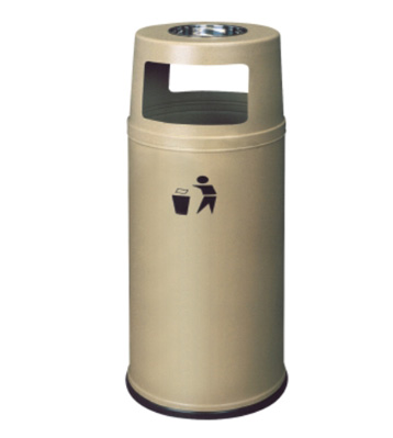 港式烤漆鐵皮垃圾桶