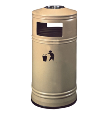 商場頂蓋帶煙灰缸鐵皮垃圾桶